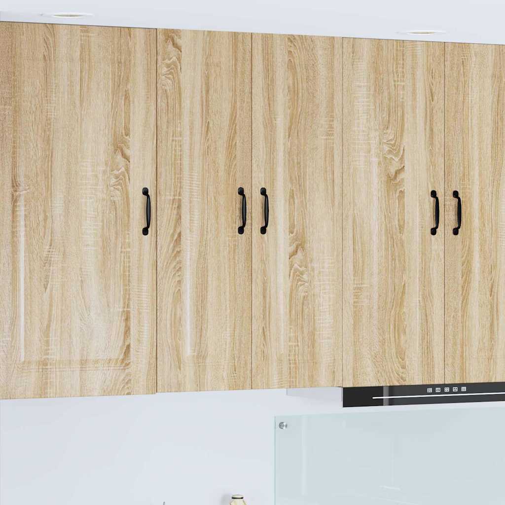Kitchen Wall Cabinet with Shelf Sonoma Oak 60 x 31 x 100 cm