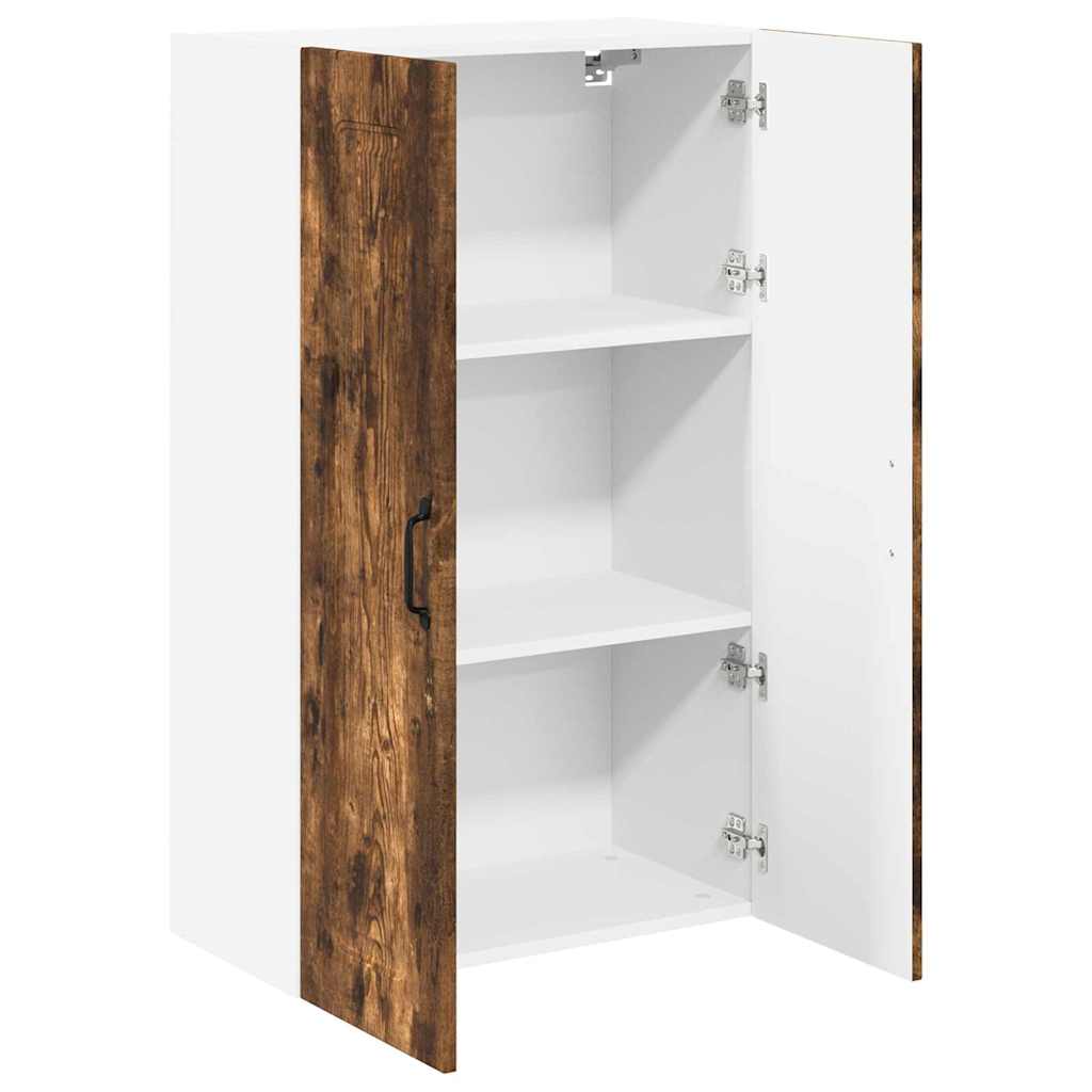 Kitchen Wall Cabinet with Shelf Smoked Oak 60 x 31 x 100 cm