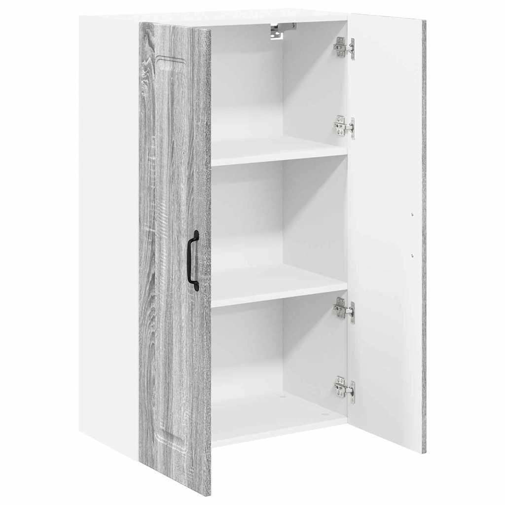 Kitchen Wall Cabinet with Shelf Grey Sonoma 60 x 31 x 100 cm