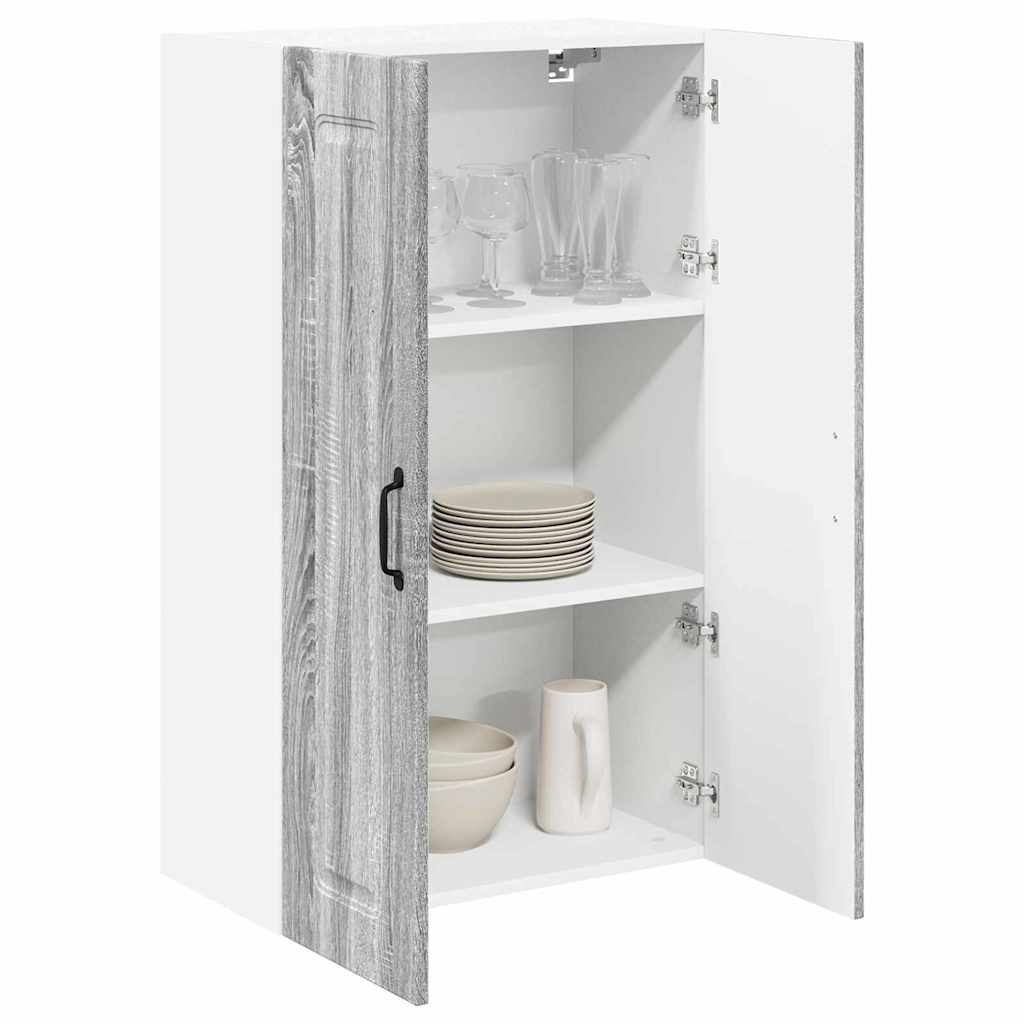 Kitchen Wall Cabinet with Shelf Grey Sonoma 60 x 31 x 100 cm