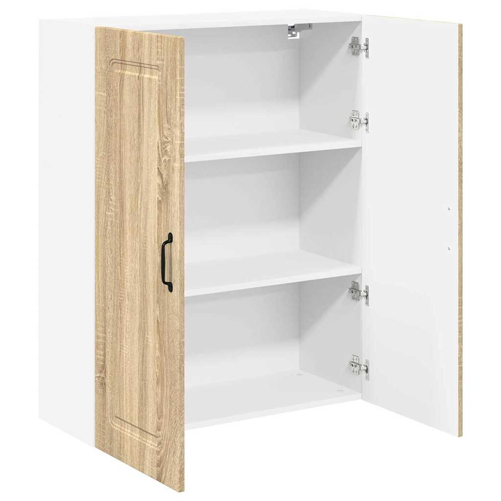 Kitchen Wall Cabinet with Shelf Sonoma Oak 80 x 31 x 100 cm