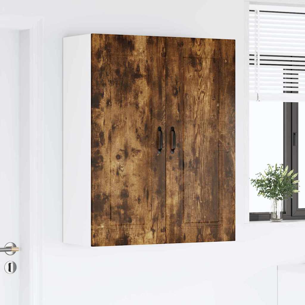 Kitchen Wall Cabinet with Shelf Smoked Oak 80 x 31 x 100 cm