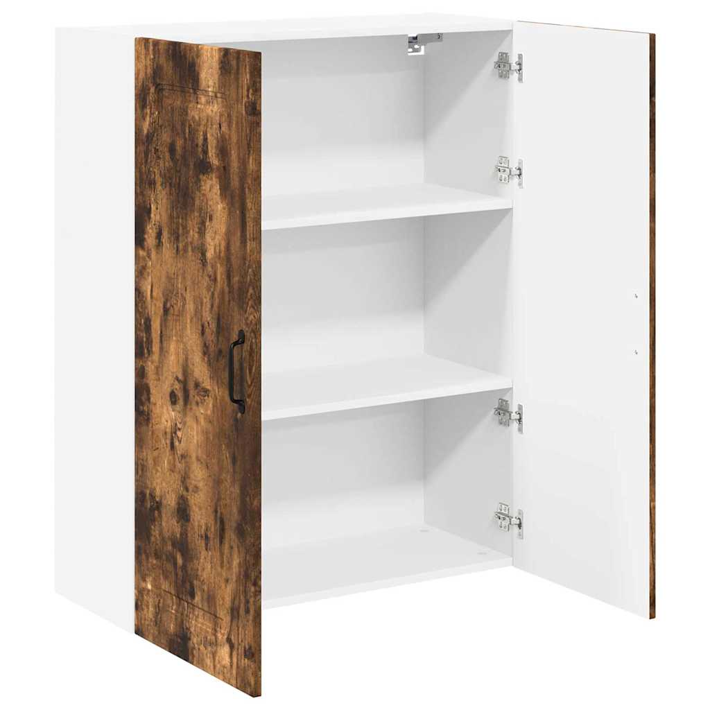 Kitchen Wall Cabinet with Shelf Smoked Oak 80 x 31 x 100 cm