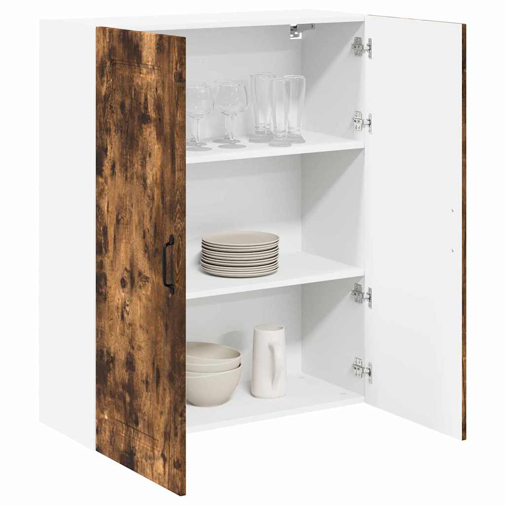 Kitchen Wall Cabinet with Shelf Smoked Oak 80 x 31 x 100 cm