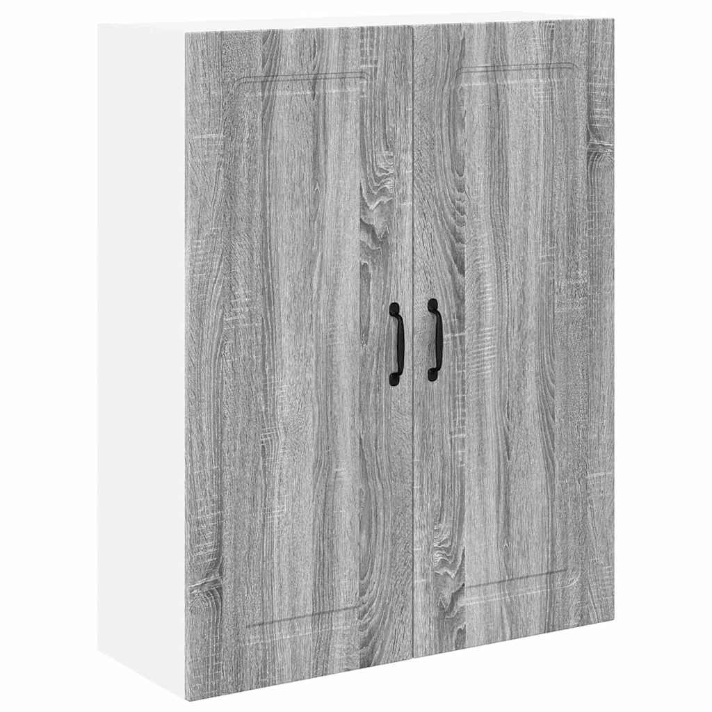 Kitchen Wall Cabinet with Shelf Grey Sonoma 80 x 31 x 100 cm