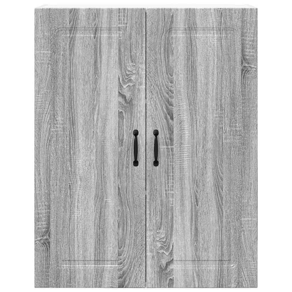 Kitchen Wall Cabinet with Shelf Grey Sonoma 80 x 31 x 100 cm