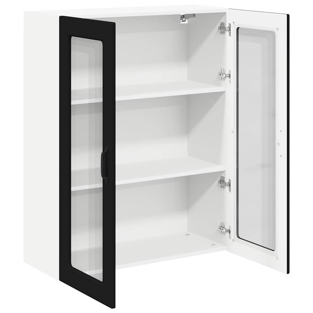 Kitchen Wall Cabinet Black 80 x 31 x 100 cm Engineered Wood