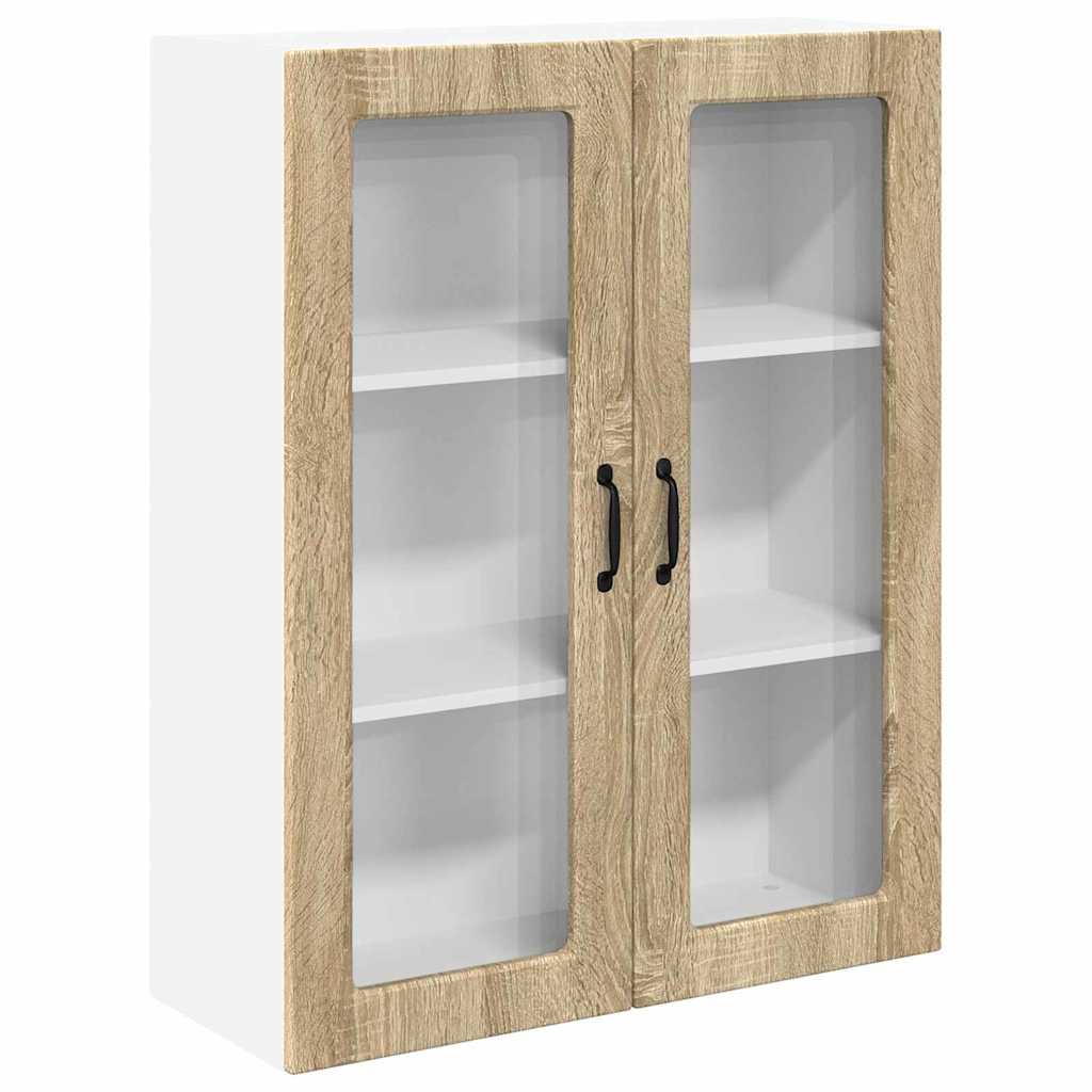 Kitchen Wall Cabinet with Shelf Sonoma Oak 80 x 31 x 100 cm