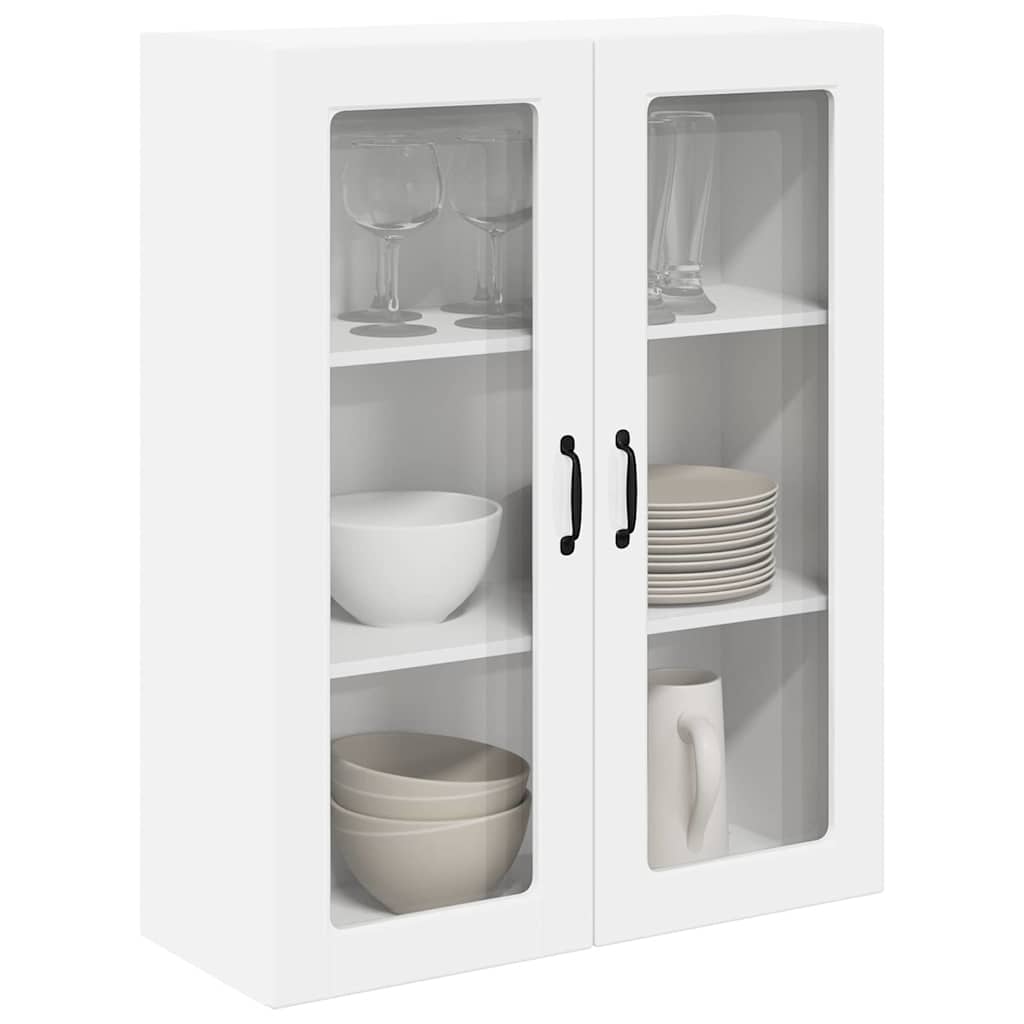 Kitchen Wall Cabinet High Gloss White 80 x 31 x 100 cm