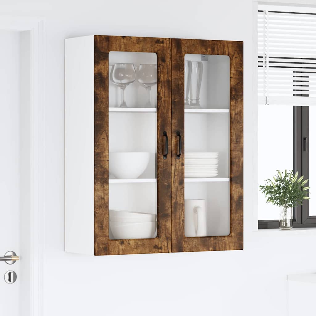 Kitchen Wall Cabinet with Shelf Smoked Oak 80 x 31 x 100 cm
