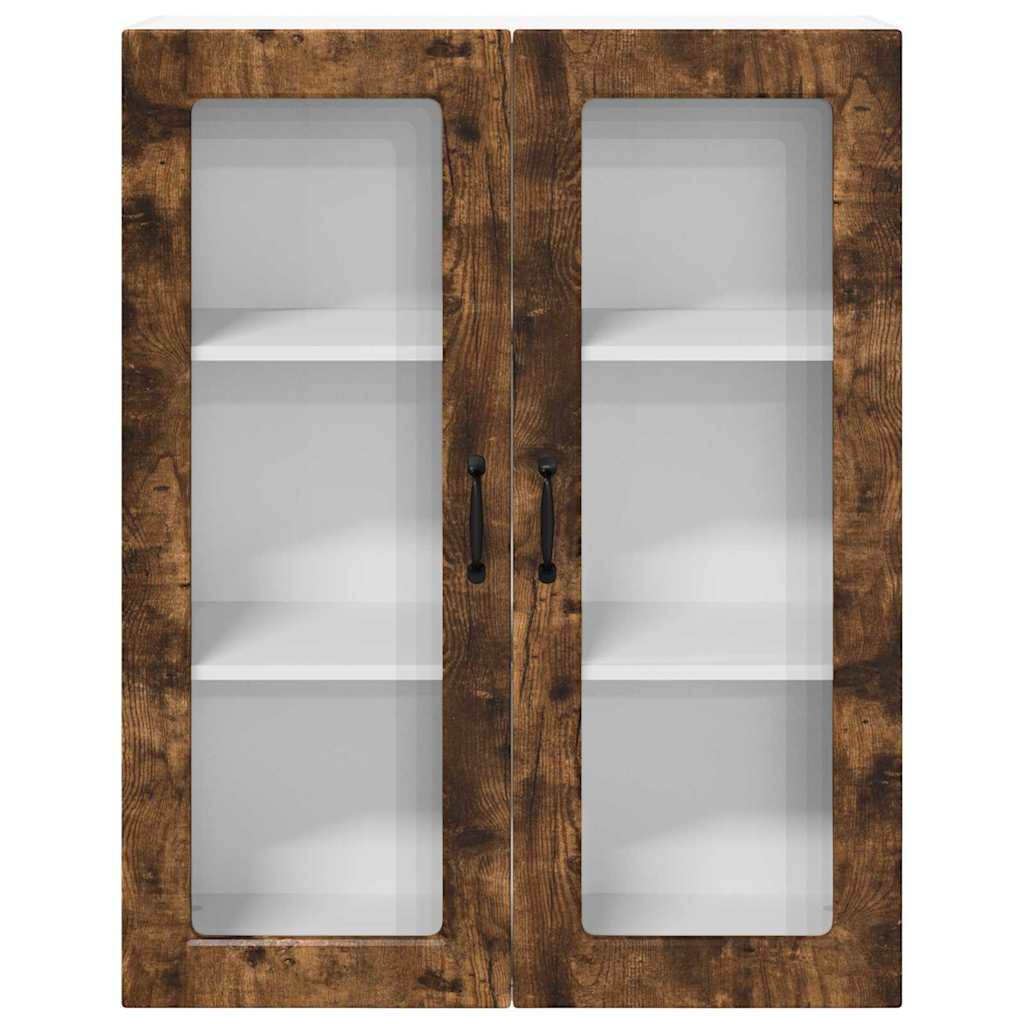 Kitchen Wall Cabinet with Shelf Smoked Oak 80 x 31 x 100 cm