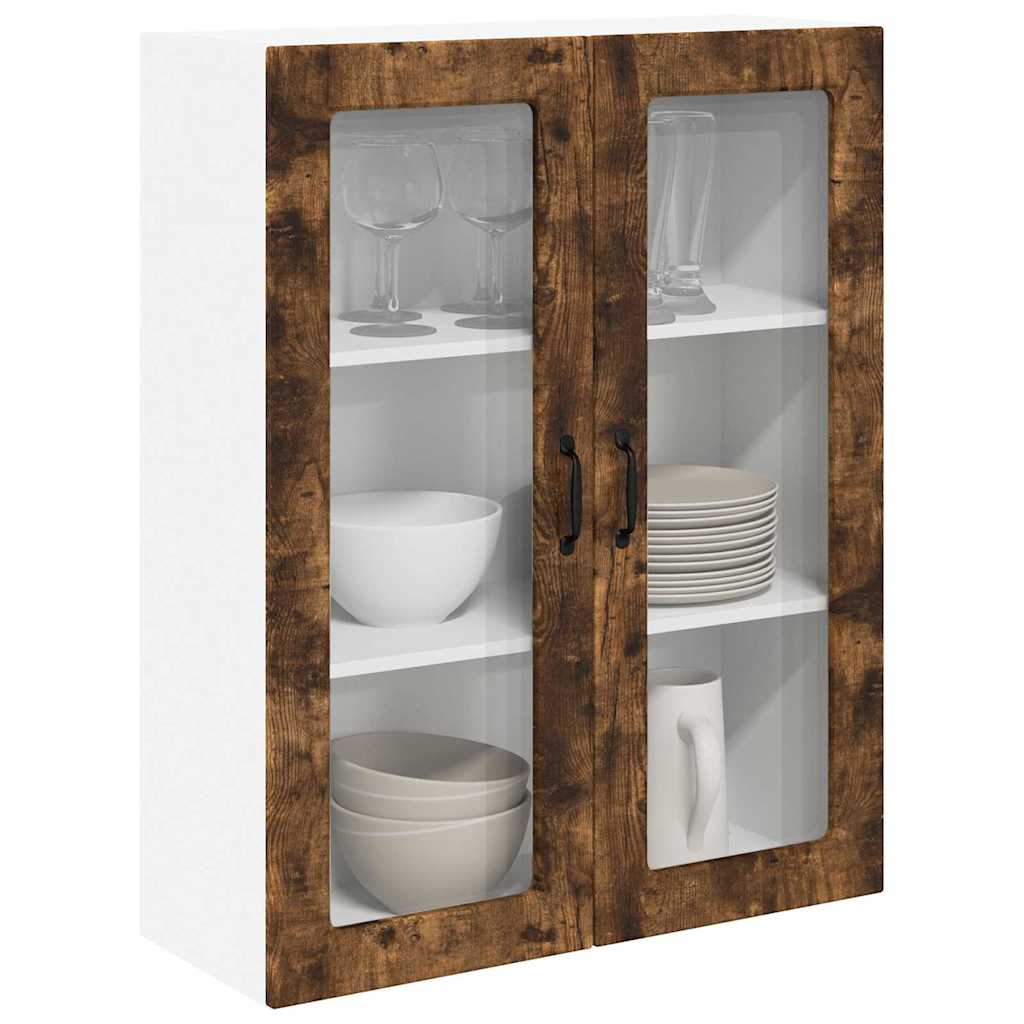 Kitchen Wall Cabinet with Shelf Smoked Oak 80 x 31 x 100 cm
