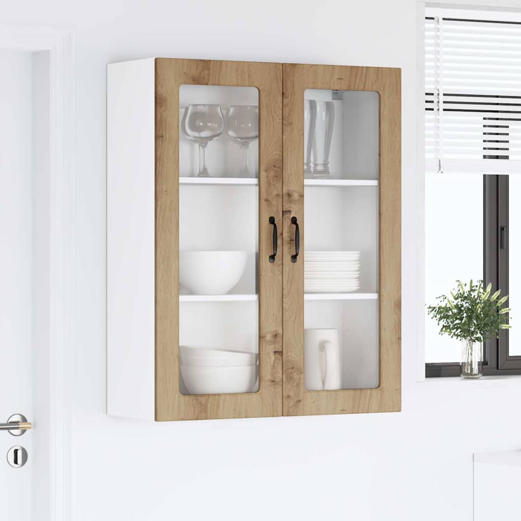Kitchen Wall Cabinet with Shelf Artisan Oak 80 x 31 x 100 cm