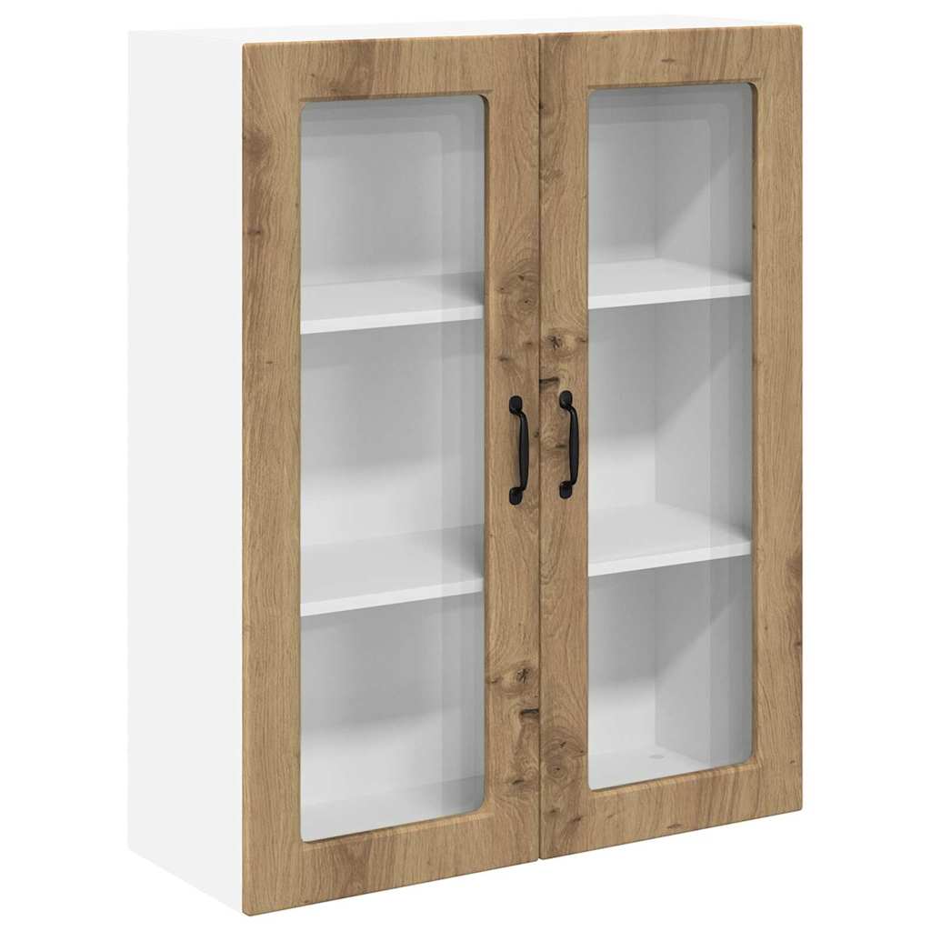 Kitchen Wall Cabinet with Shelf Artisan Oak 80 x 31 x 100 cm