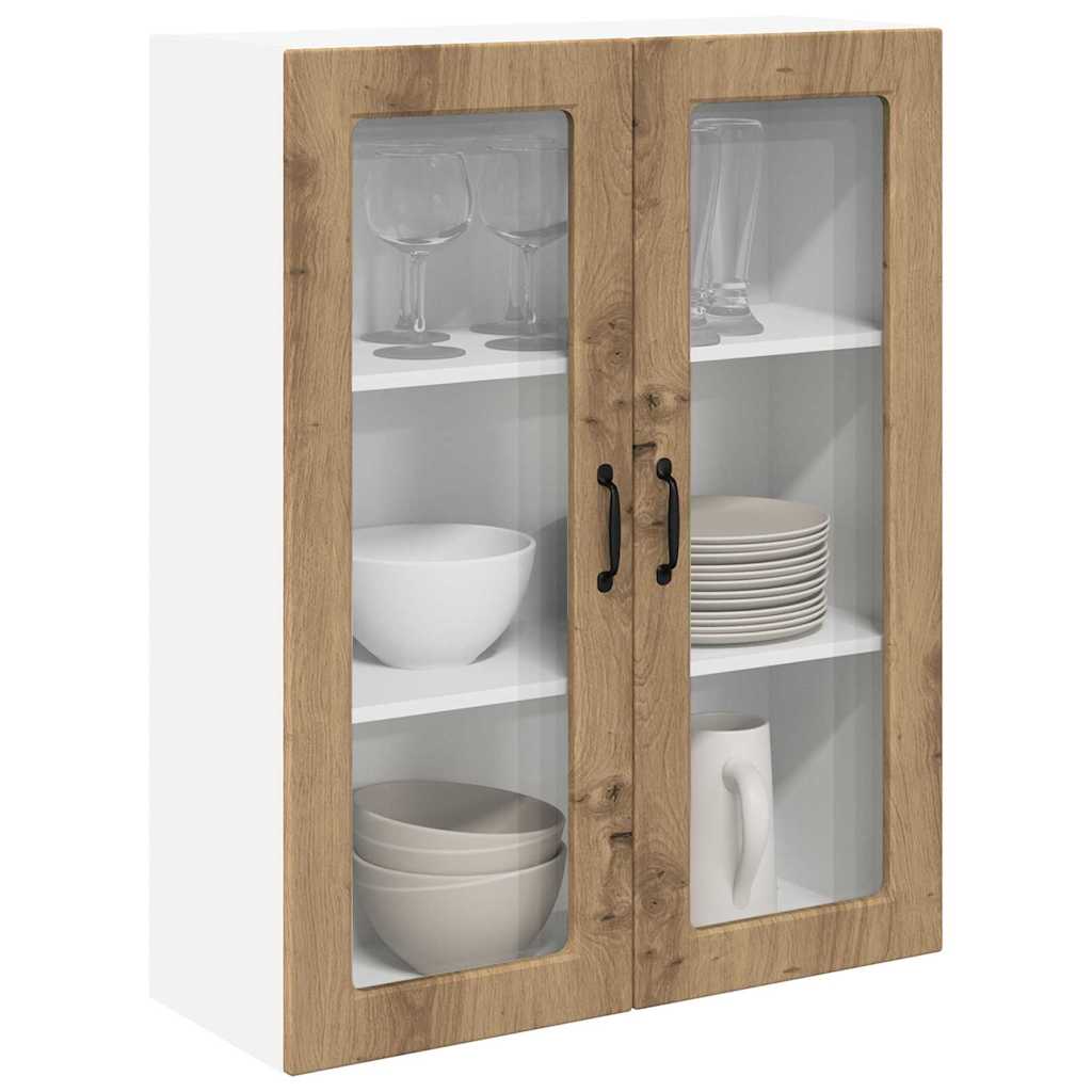 Kitchen Wall Cabinet with Shelf Artisan Oak 80 x 31 x 100 cm