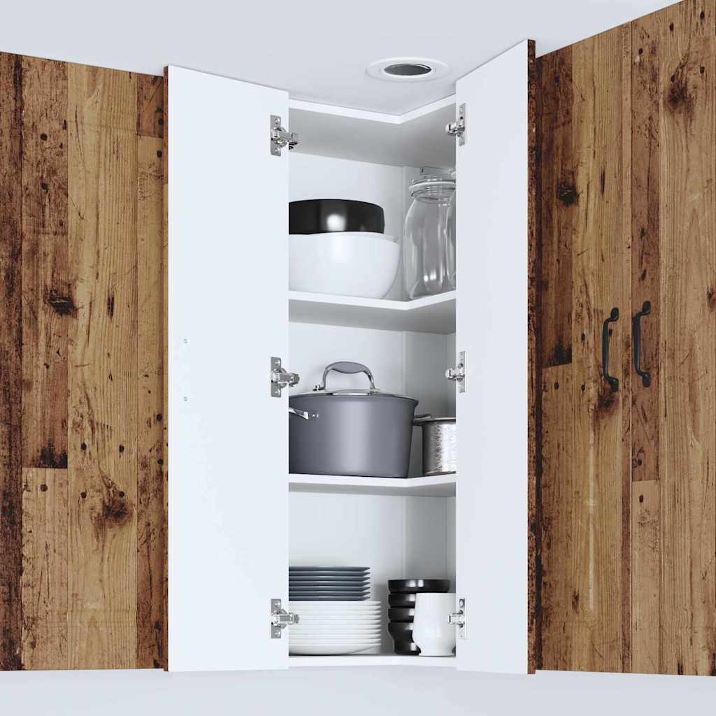 Kitchen Wall Cabinet Old Wood 57 x 57 x 100 cm Engineered Wood