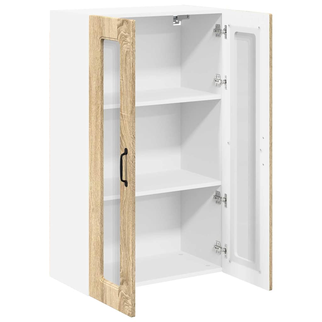 Kitchen Wall Cabinet with Shelf Sonoma Oak 60 x 31 x 100 cm