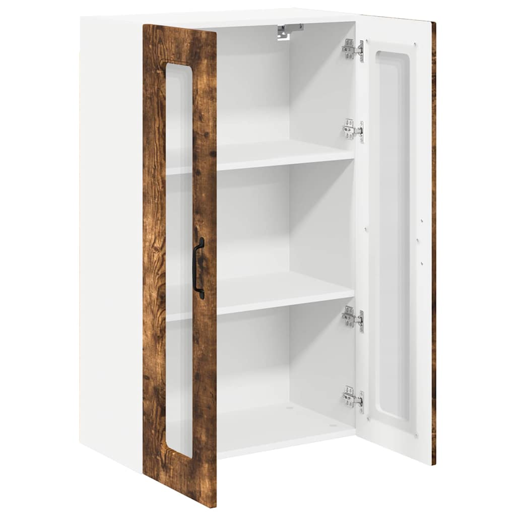 Kitchen Wall Cabinet with Shelf Smoked Oak 60 x 31 x 100 cm