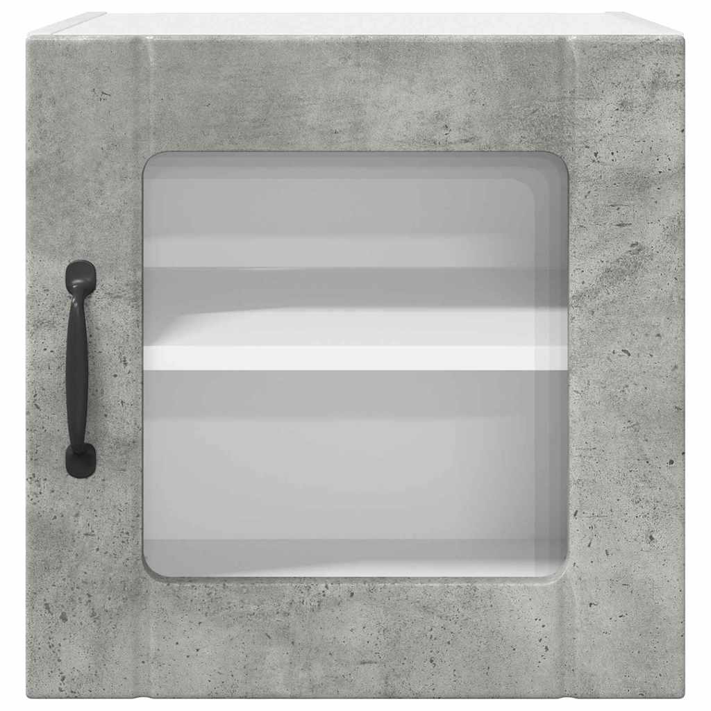 Kitchen Wall Cabinet with Shelf Concrete Grey 40 x 31 x 40 cm