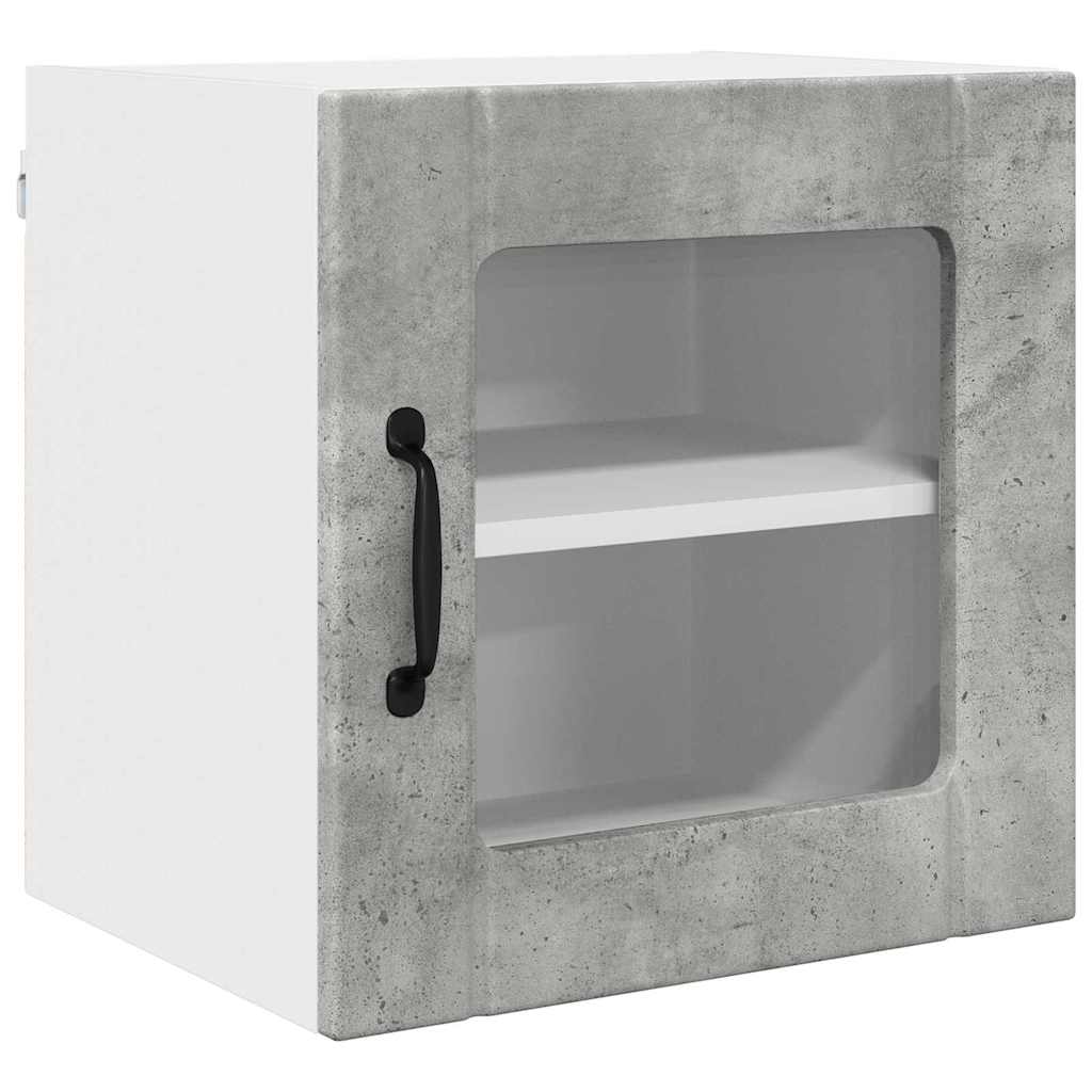 Kitchen Wall Cabinet 2 pcs Concrete Grey 40 x 31 x 40 cm