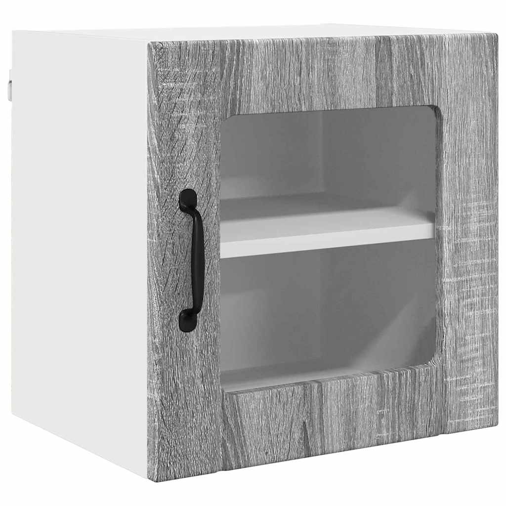 Kitchen Wall Cabinet 2 pcs Grey Sonoma 40 x 31 x 40 cm