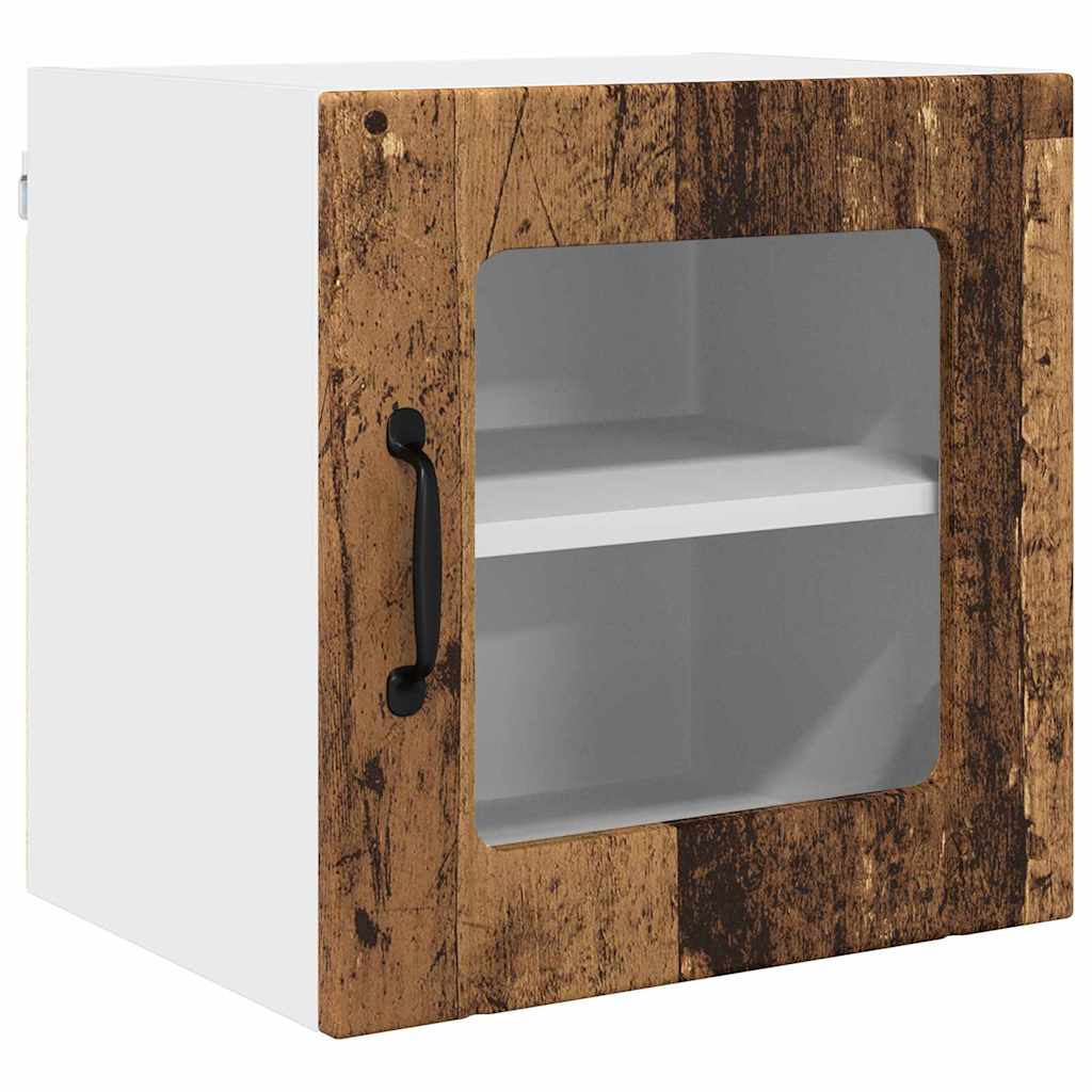 Kitchen Wall Cabinet with Shelf 2 pcs Old Wood 40 x 31 x 40 cm