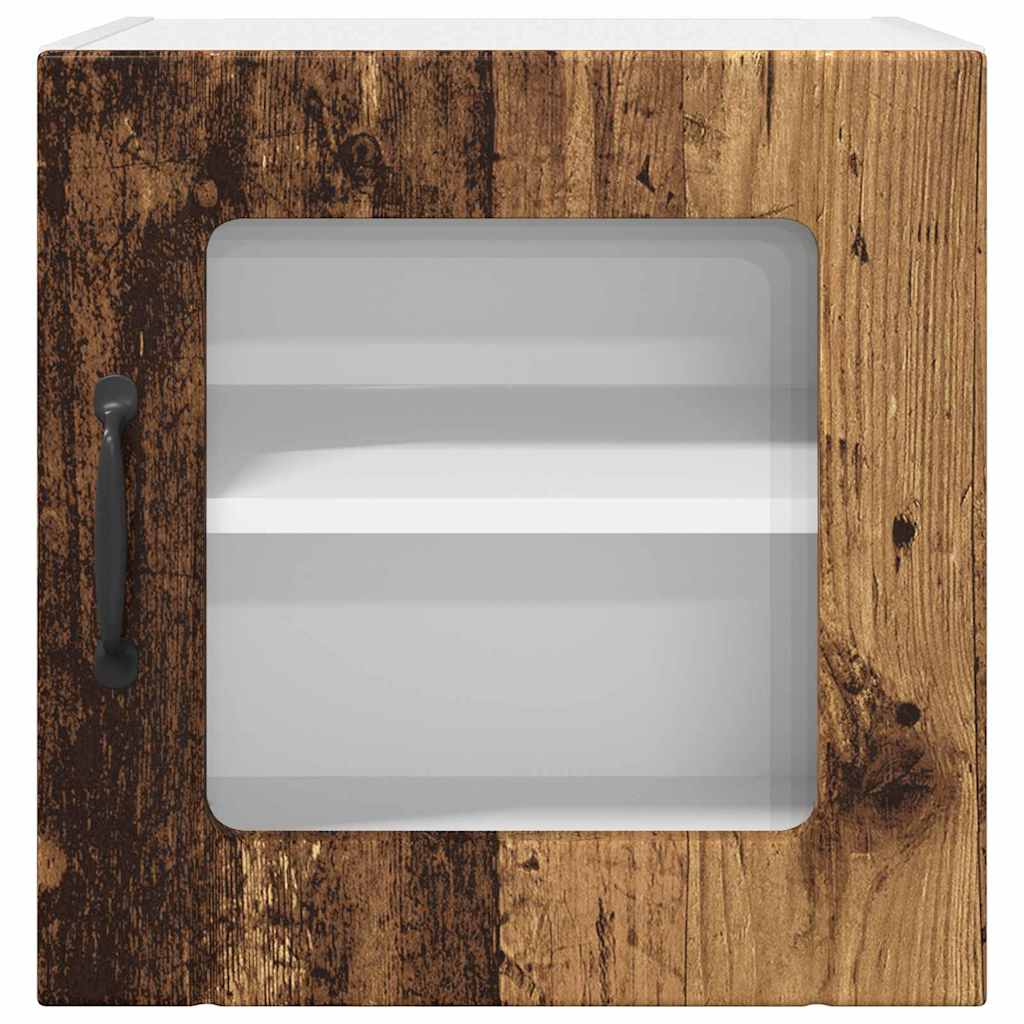 Kitchen Wall Cabinet with Shelf 2 pcs Old Wood 40 x 31 x 40 cm