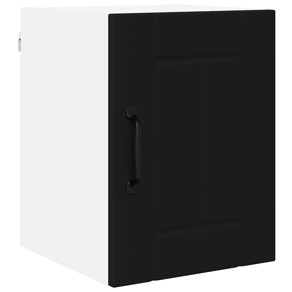 Kitchen Wall Cabinet with Shelf 2 pcs Black 30 x 31 x 40 cm