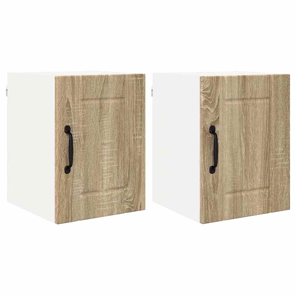 Kitchen Wall Cabinet 2 pcs Sonoma Oak 30 x 31 x 40 cm