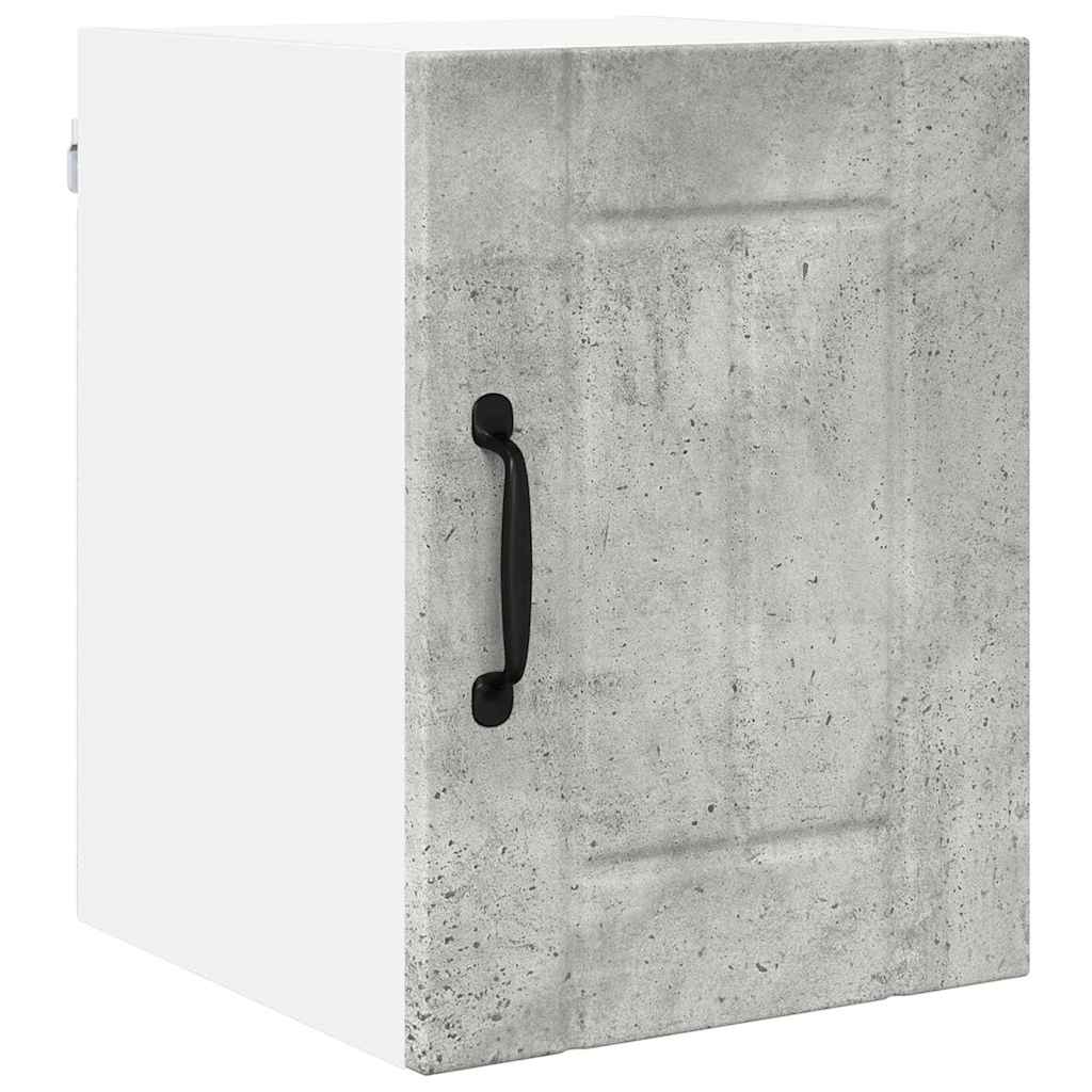 Kitchen Wall Cabinet with Shelf Concrete Grey 30 x 31 x 40 cm