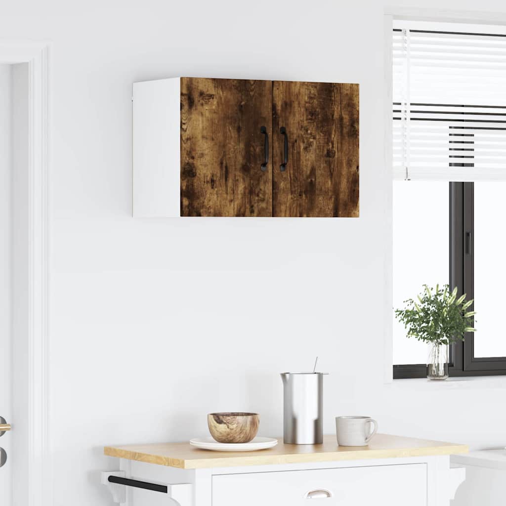 Kitchen Wall Cabinet 2 pcs Smoked Oak 30 x 31 x 40 cm