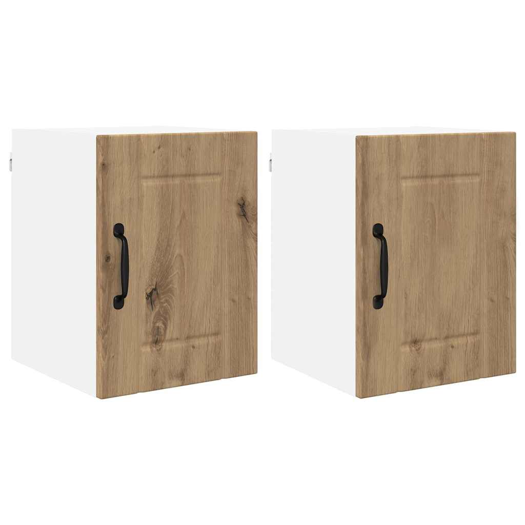 Kitchen Wall Cabinet 2 pcs Artisan Oak 30 x 31 x 40 cm