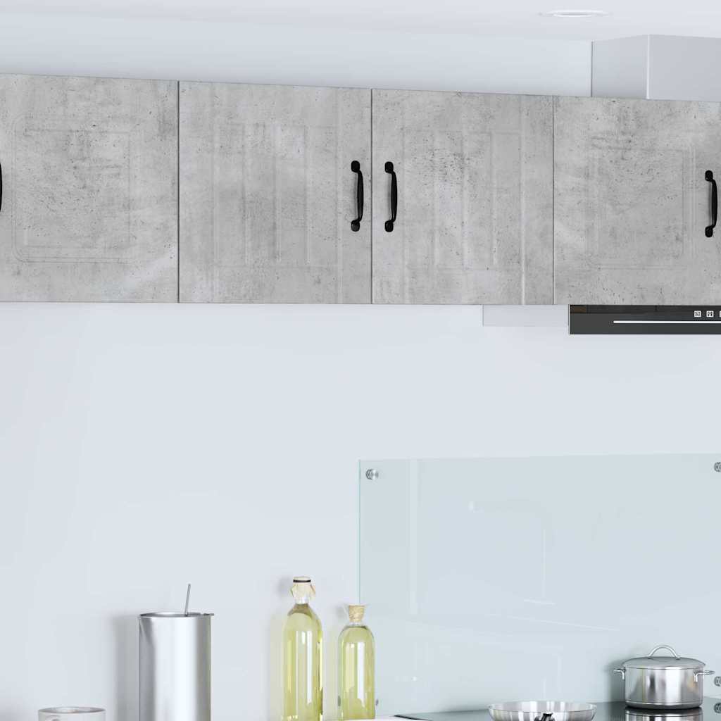Kitchen Wall Cabinet with Shelf Concrete Grey 40 x 31 x 40 cm