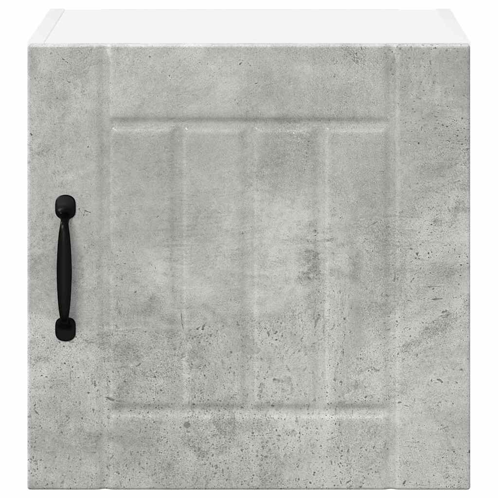 Kitchen Wall Cabinet with Shelf Concrete Grey 40 x 31 x 40 cm