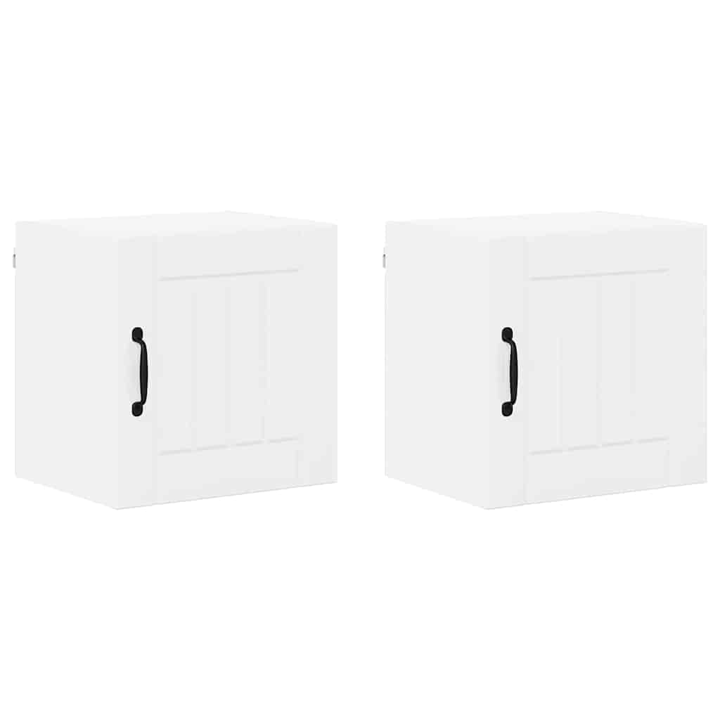 Kitchen Wall Cabinet 2 pcs High Gloss White 40 x 31 x 40 cm