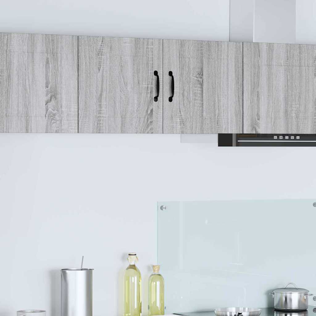 Kitchen Wall Cabinet with Shelf Grey Sonoma 40 x 31 x 40 cm