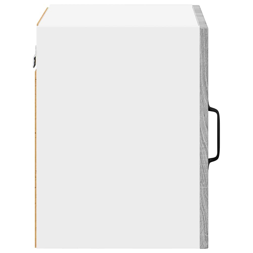 Kitchen Wall Cabinet with Shelf Grey Sonoma 40 x 31 x 40 cm