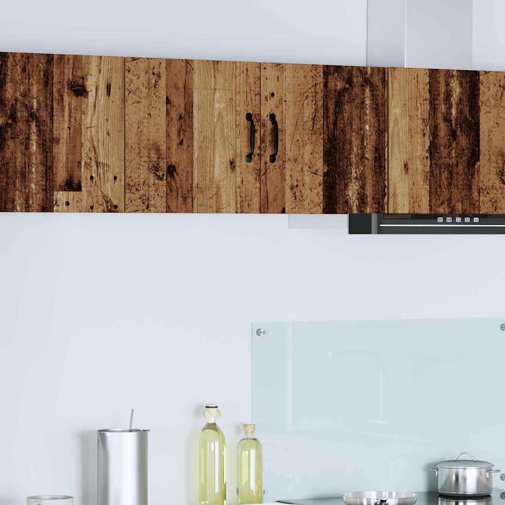 Kitchen Wall Cabinet with Shelf 2 pcs Old Wood 40 x 31 x 40 cm