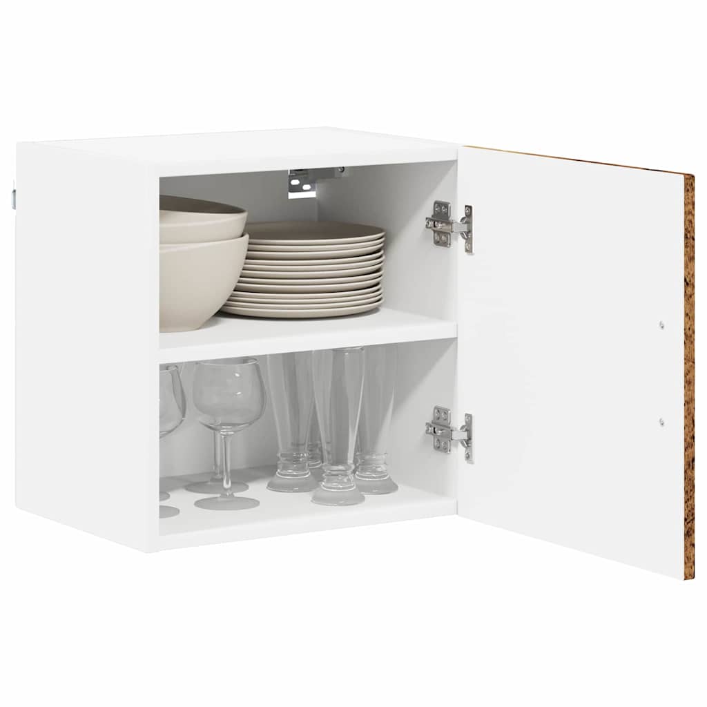 Kitchen Wall Cabinet with Shelf 2 pcs Old Wood 40 x 31 x 40 cm