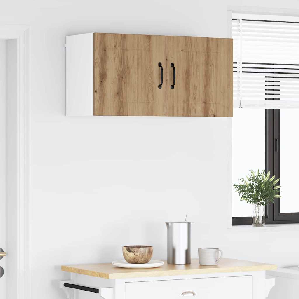 Kitchen Wall Cabinet with Shelf Artisan Oak 40 x 31 x 40 cm