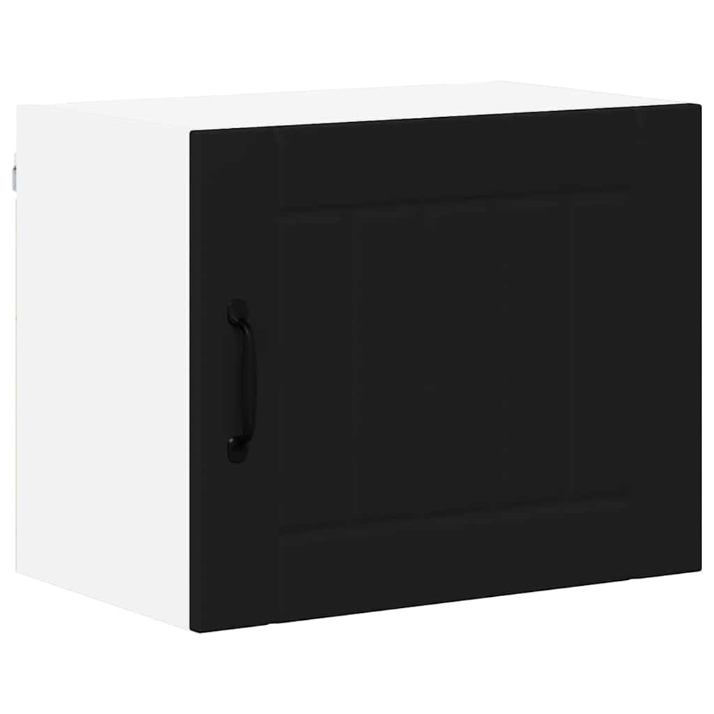 Kitchen Wall Cabinet with Shelf 2 pcs Black 50 x 31 x 40 cm