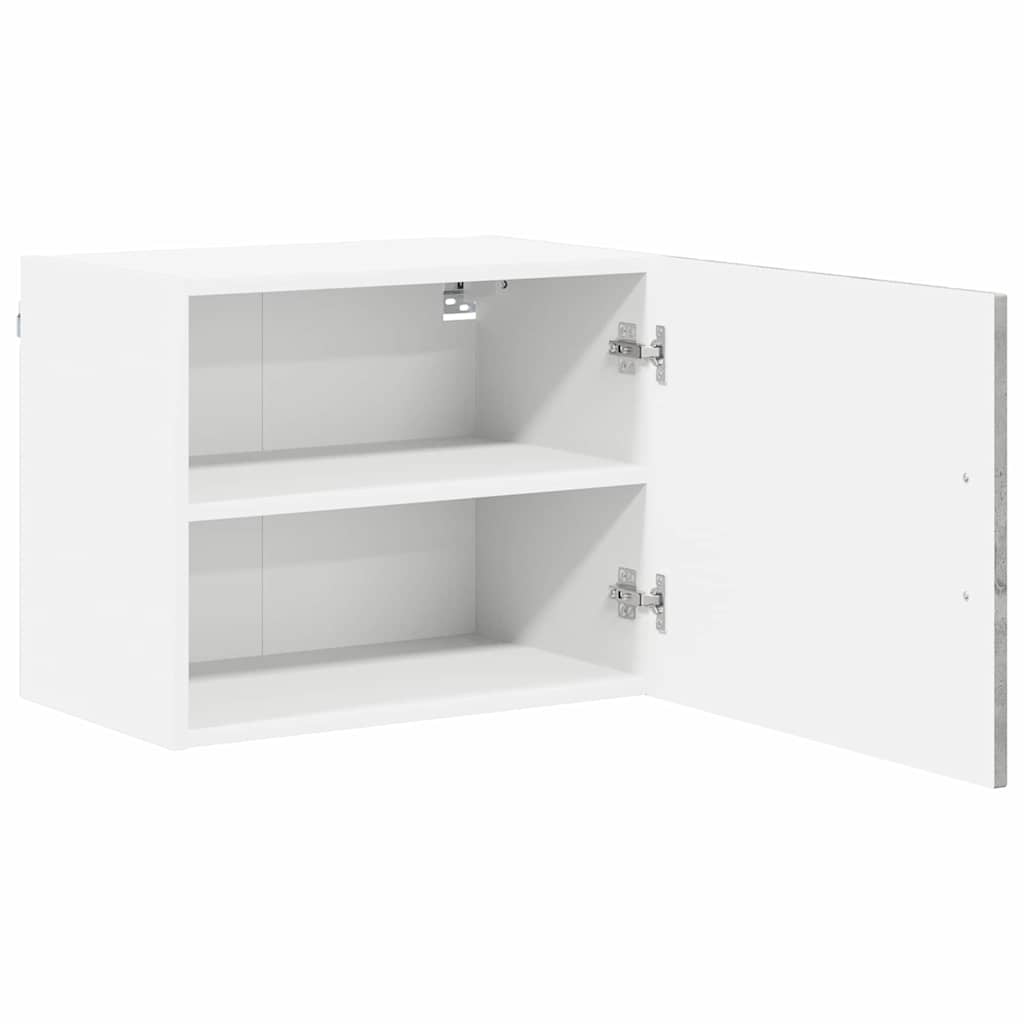 Kitchen Wall Cabinet with Shelf Concrete Grey 50 x 31 x 40 cm