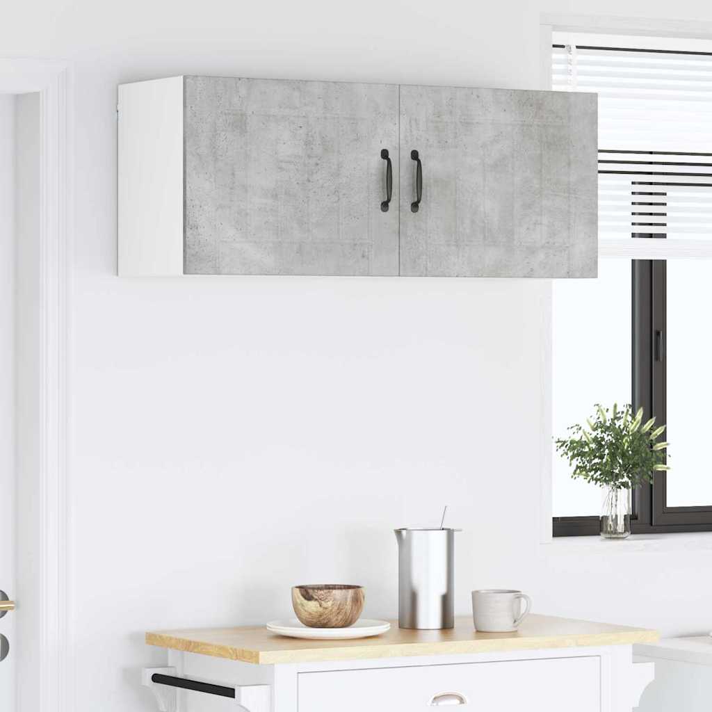 Kitchen Wall Cabinet 2 pcs Concrete Grey 50 x 31 x 40 cm