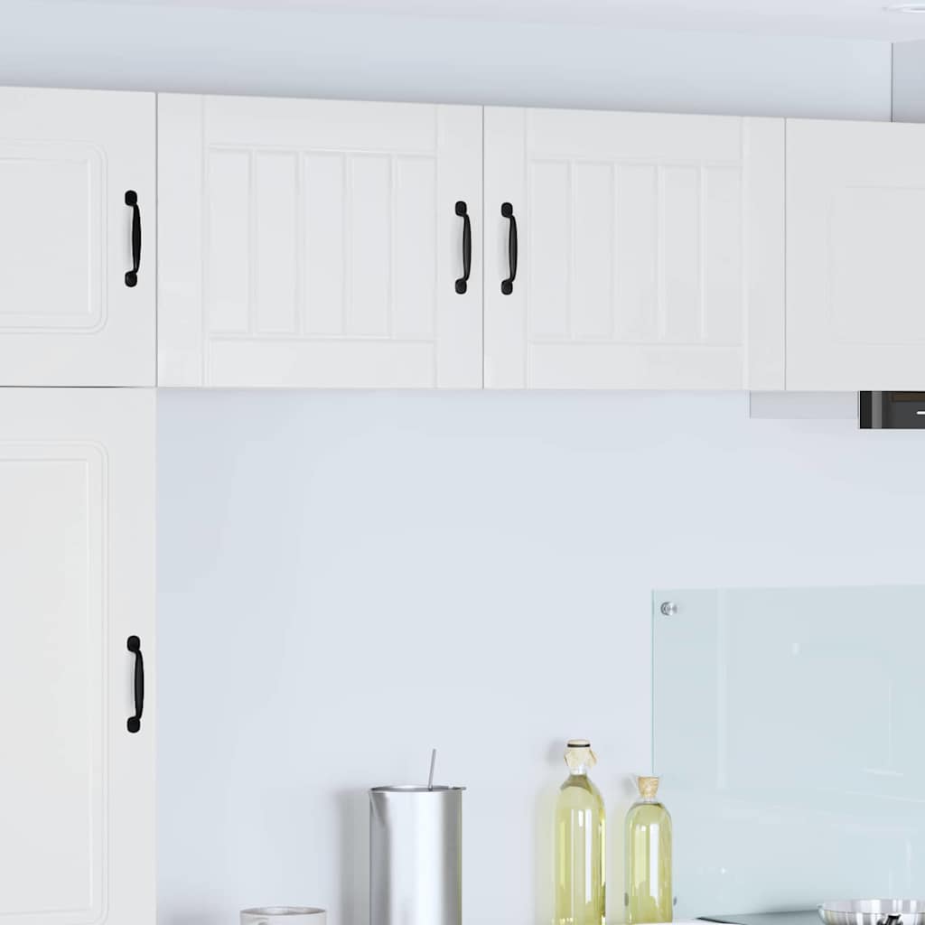 Kitchen Wall Cabinet 2 pcs High Gloss White 50 x 31 x 40 cm