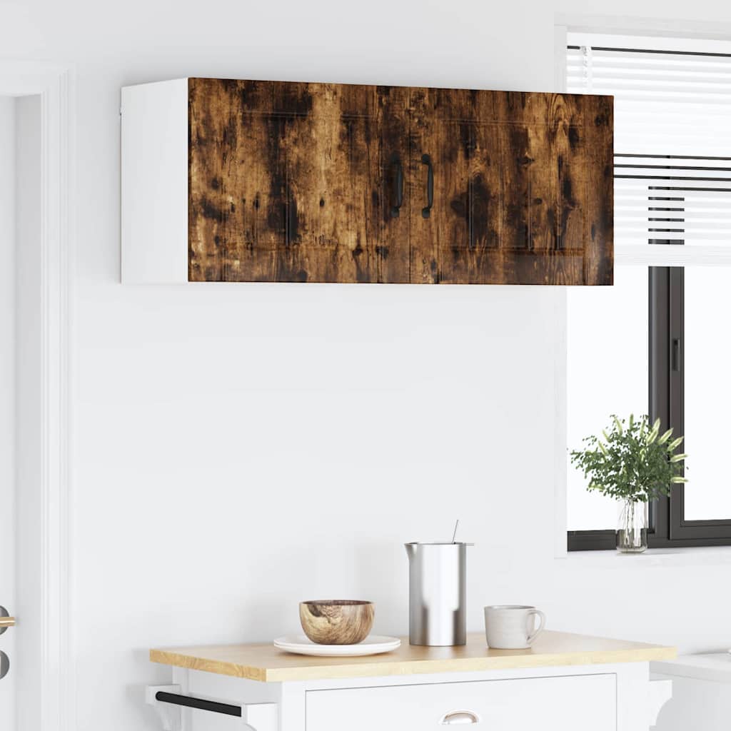 Kitchen Wall Cabinet 2 pcs Smoked Oak 50 x 31 x 40 cm