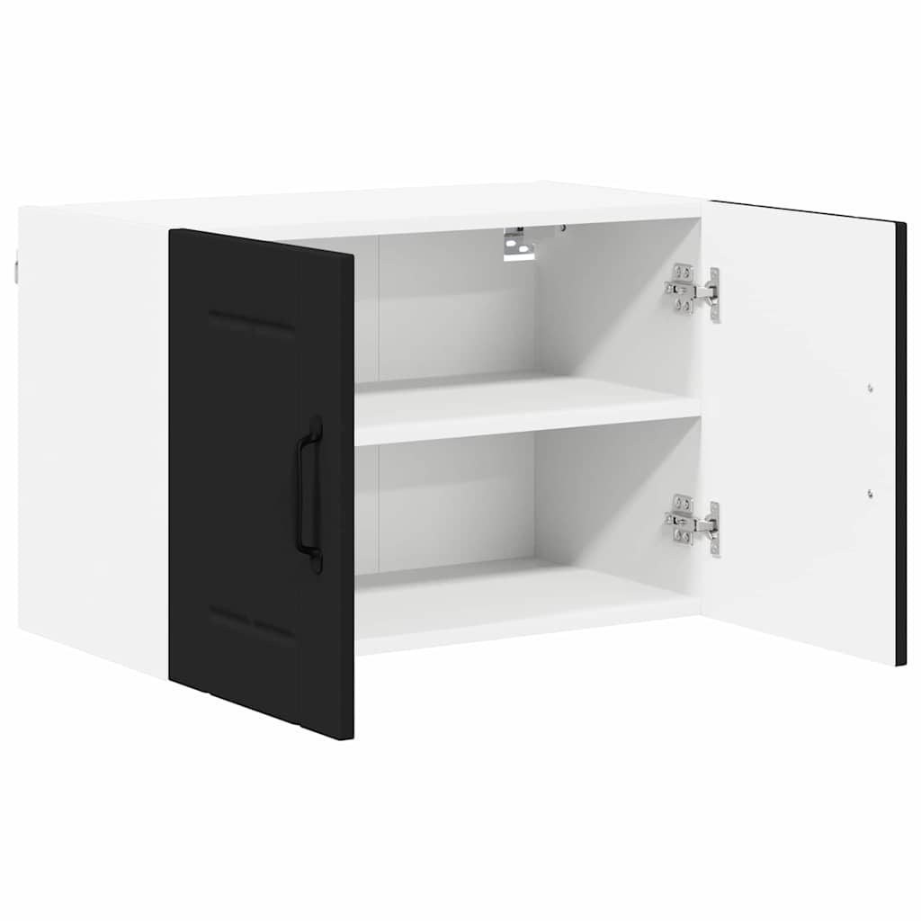 Kitchen Wall Cabinet with Shelf 2 pcs Black 60 x 31 x 40 cm