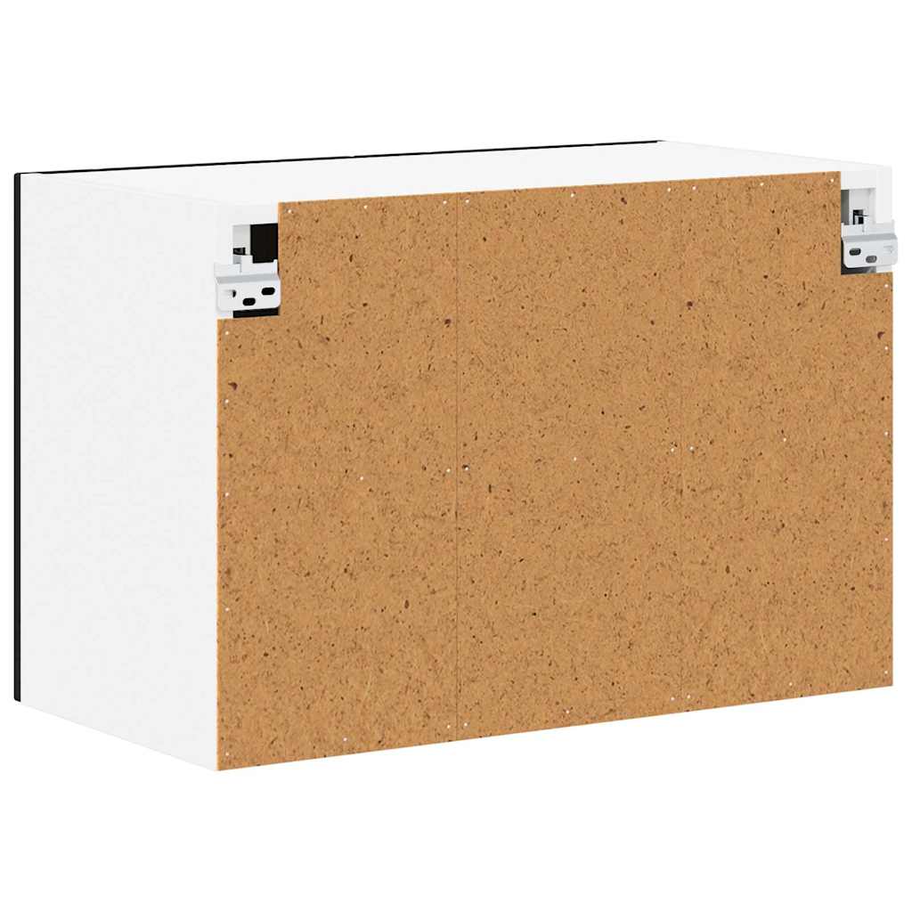 Kitchen Wall Cabinet with Shelf 2 pcs Black 60 x 31 x 40 cm