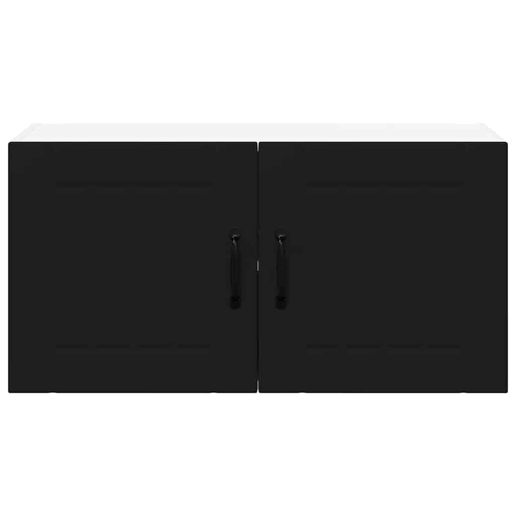 Kitchen Wall Cabinet Black 80 x 31 x 40 cm Engineered Wood
