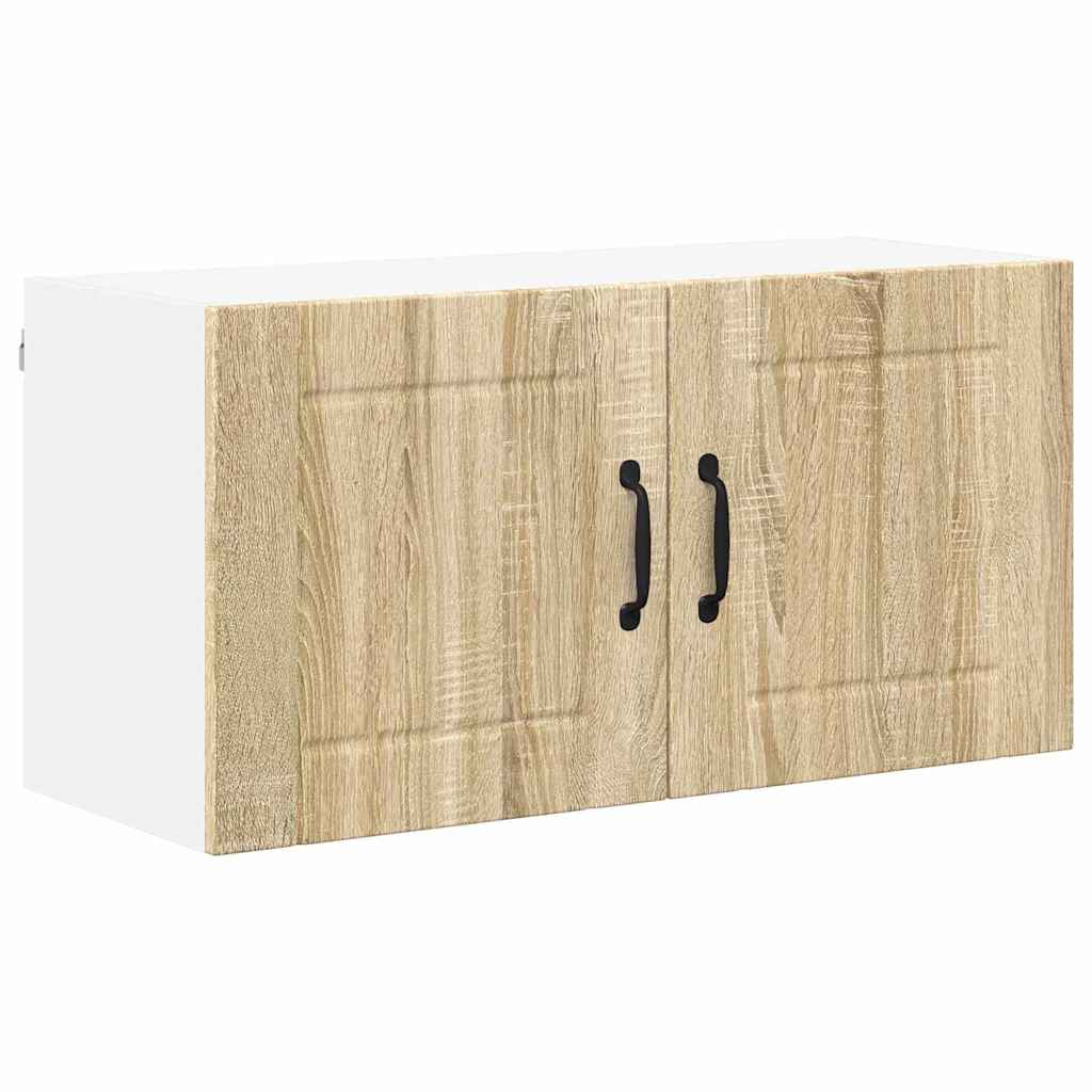 Kitchen Wall Cabinet Sonoma Oak 80 x 31 x 40 cm Engineered Wood
