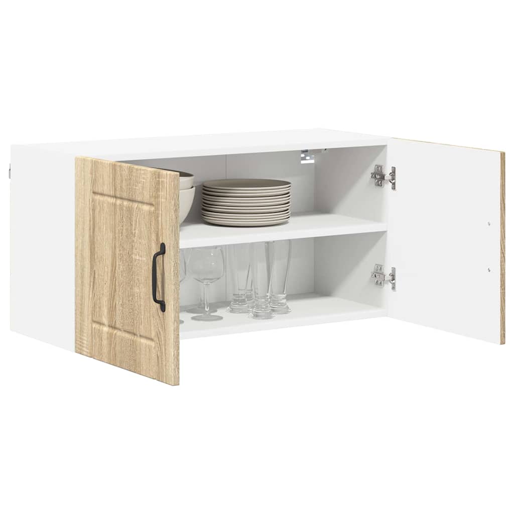 Kitchen Wall Cabinet Sonoma Oak 80 x 31 x 40 cm Engineered Wood